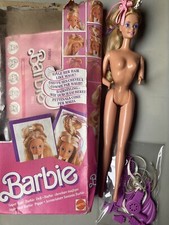Barbie Super Hair 1986 Con Scatola Difettata E Qualche Accessorio Superstar Era 