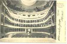 1907 padova interno del - interno, teatro