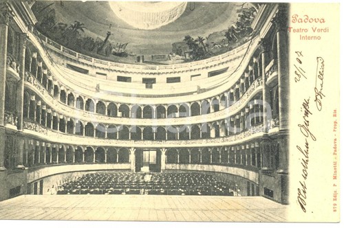 1907 padova interno del teatro - 1907,