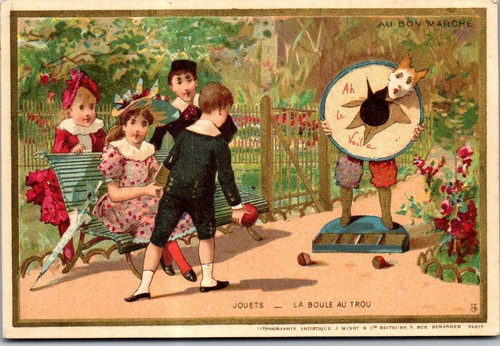 Chromos bon marche voir - au,
