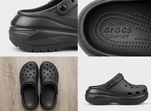 Crocs zoccoli uomo nero - crocs, 43