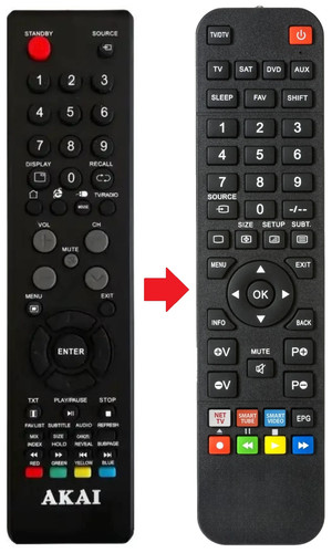 Telecomando adatto per - , akai