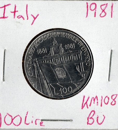 Coin italy 100 - italy, lire