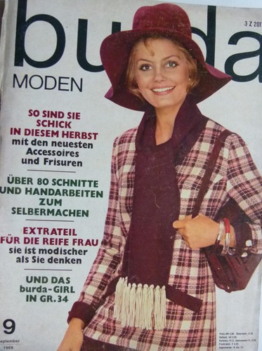 Vecchio quaderno moda burda - vecchio,