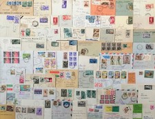 Repubblica - 1949/1988 - Lotto di 56 documenti postali