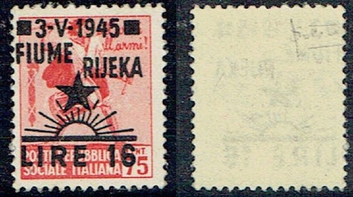 1945 fiume istria occupazione - fiume,