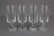 Set 4 Bicchieri Vintage in vetro trasparente da Limoncello Vodka Rum Whisky
