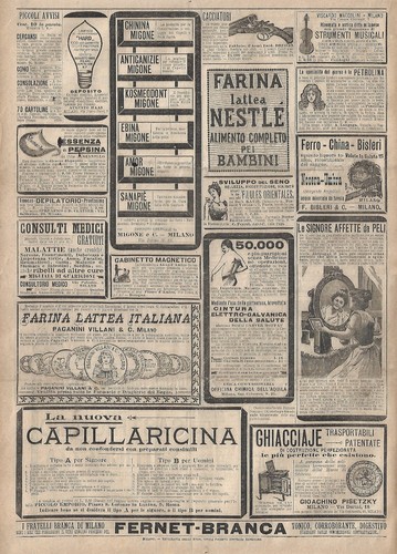 Stampa antica pubblicita - stampa,