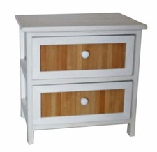 Mobiletto 2 Cassetti Comodino