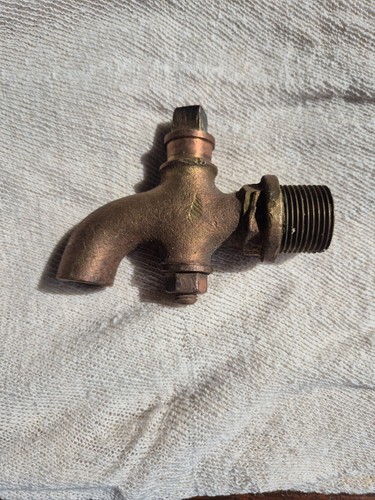 Vintage brass beer barrel tap - barrel,