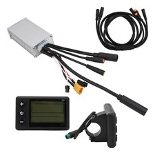 Set Acceleratore e Regolatore Bici Elettrica con Display LCD Trasparente