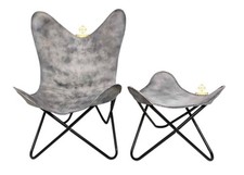 Vera Pelle Farfalla Sedia E