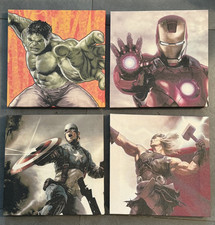 Marvel set 4 quadri 30x30