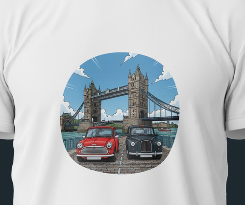 Shirt maglia auto london - maglia,