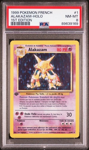 Psa alakazam holo - 8, 1/102