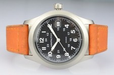 Hamilton Khaki Ref.H684811 Orologio-Quartz 38mm-Data "Logo GSK" Swiss Made 2000s