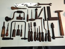 Attrezzi Antichi Da Falegname 27 Pz