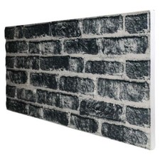 RETAIL BOX da 10 pannelli (5 MQ) - CARBON - pannello finto mattone in EPS