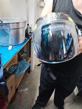 casco moto jet doppia visiera