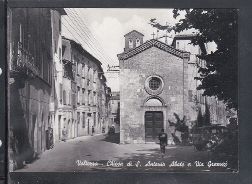 Cartolina volterra chiesa - volterra, di