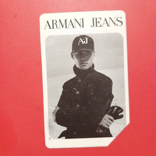Scheda telefonica armani - scheda, jeans