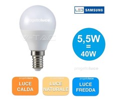 10 LAMPADINE LED E14 SFERA
