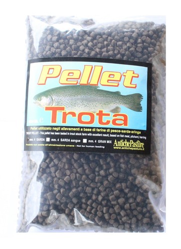 Pellet richiamo trota gusto - pellet,