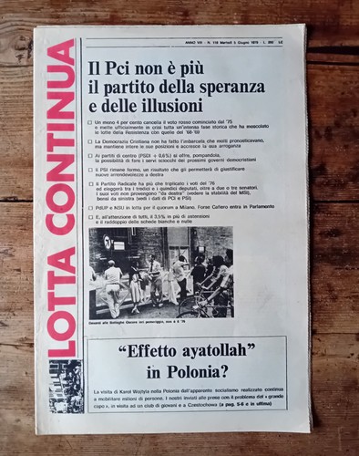 Giornale lotta continua - giornale,