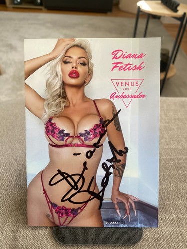 Diana fetish autogrammkarte - diana, fetish*
