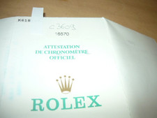 ROLEX 16570 EXPLORER II OYSTER PERPETUAL ONLY GARANZIA ORIGINAL GARANTIE