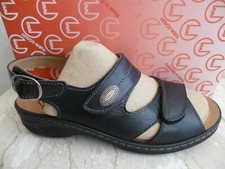 Turm Sandali Donna Col Tacco Alto Sandaletti Vera Pelle Nero Nuova