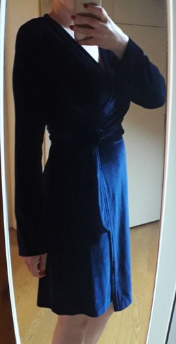 Vestito midi portafoglio in - midi,