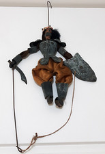 Pupo Siciliano Originale Vecchio Marionetta Burattino Vintage Usato Ottimo