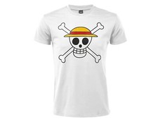 T SHIRT ONE PIECE LOGO ORIGINALE Manga  adulto/a Nuovo Maglia 100% Cotone