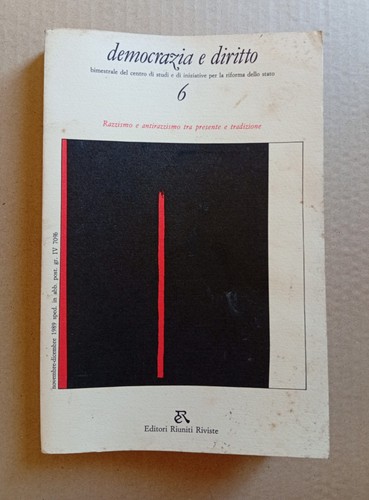 Democrazia diritto 6 1989 - diritto,