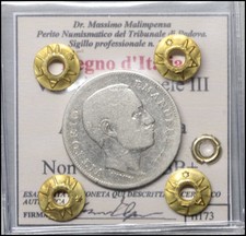 Regno d'italia 1 Lira 1901 Non Comune BBSPL Vittorio Emanuele III monete  