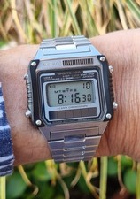 Seiko A628-5010 Solar  Chrono-Alarm LCD Vintage Watch