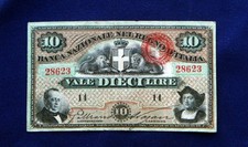 1872 ITALIA rara banconota 10 lire GRANDE QUALITÀ Cavour Colombo