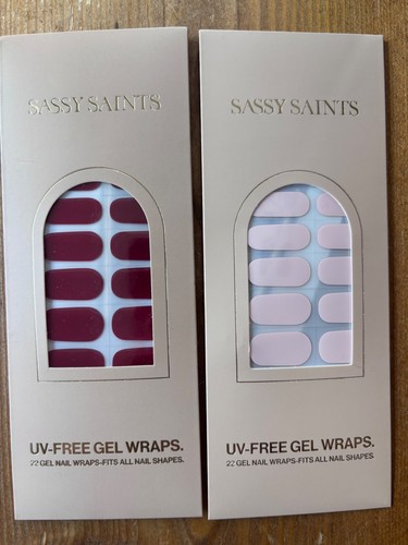 Sassy saints free gel nail - saints, uv