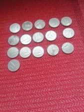 16 Monete Italia Spiga 10 Lire del 1976  77.  78. 80  81