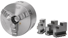 MANDRINO AUTOCENTRANTE PER TORNIO 100 MM 100MM 3 + 3 GRIFFE REVERSIBILI OPTIMUM 