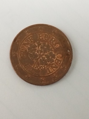 Moneta euro cent austria - moneta, 5