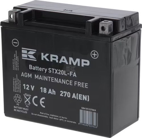 Batteria 12v 18ah 270a - batteria, 5,4kg