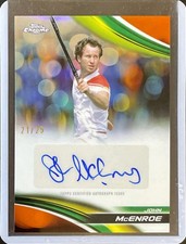 John McEnroe Auto - 2025 Topps