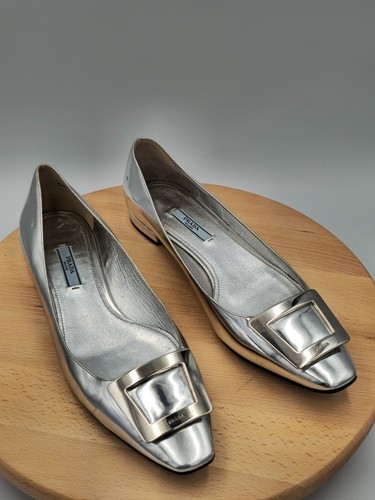 Scarpe ballerine prada argento - ballerine,