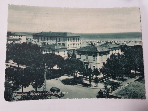 Cartolina cesenatico spiaggia - cesenatico,