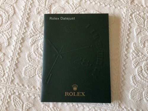 Libretto booklet rolex - libretto,