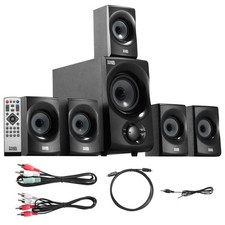 Acoustic Audio Home Theater 5.1 Sistema di altoparlanti Bluetooth con sintonizzatore FM NUOVO