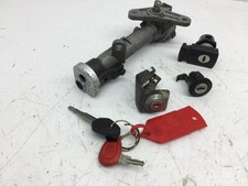 CHIAVE + BLOCCHETTO ACCENSIONE + SERRATURE KIT COMPLETO SUZUKI BURGMAN 125 2002