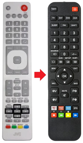 Telecomando adatto per jvc - adatto,